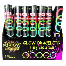 Glow in the dark - Armbnd - 15 stk.