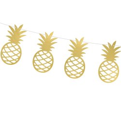 Guirlande - Ananas - guld