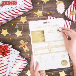 Guirlande - Stjerner - Guld