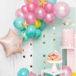 Guirlande - Stjerner - Guld