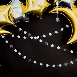 Guirlande - Stjerner - Slv