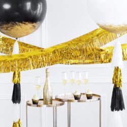 Glitter Guirlande - Guld - 4 meter