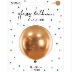 Ballon - Guld  Glossy - 60 cm