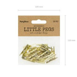 Klemme - Guld - 20 stk.