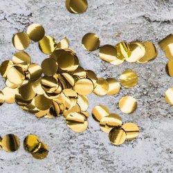 Konfetti - Cirkler - Guld
