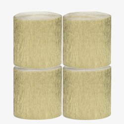 Crepebnd - Guld - 4 stk.