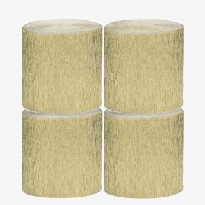 Crepebnd - Guld - 4 stk.