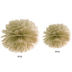 Pompon - Guld - 25 cm