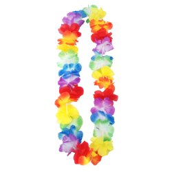 Hawaii blomster halskde - Mix - 90 cm