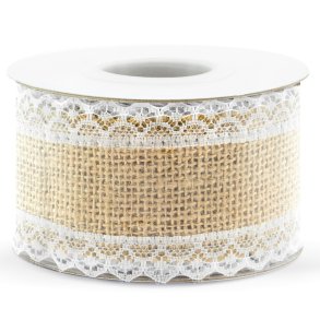 Bnd med hr og blonde - 5 cm x 5 meter