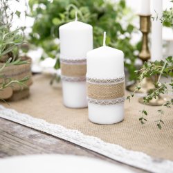 Bnd med hr og blonde - 5 cm x 5 meter