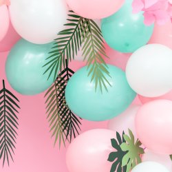 Ballon - Hvid - 10 stk.