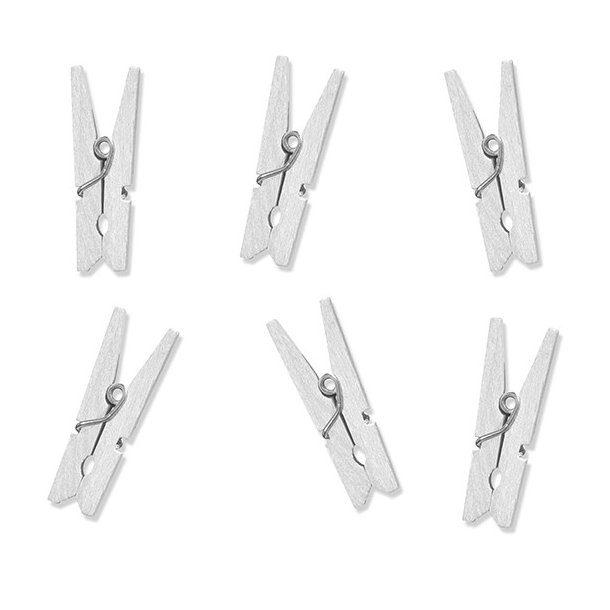 Klemme - Hvid - 20 stk.