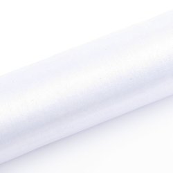 Bordlber - Hvid organza 16 cm x 9 meter