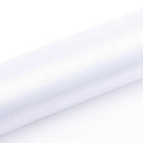 Bordlber - Hvid organza 16 cm x 9 meter