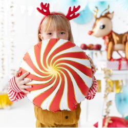 Folieballon - CANDY - Rd 35 cm