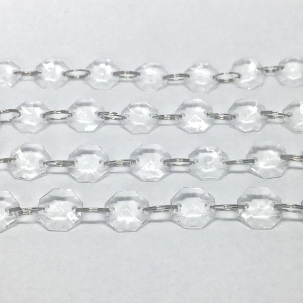 Krystal guirlande - 1 meter - =1,4 cm