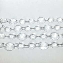 Krystal guirlande - 1 meter - =1,4/1,8 cm