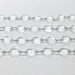 Krystal guirlande - 1 meter - =1,4 cm