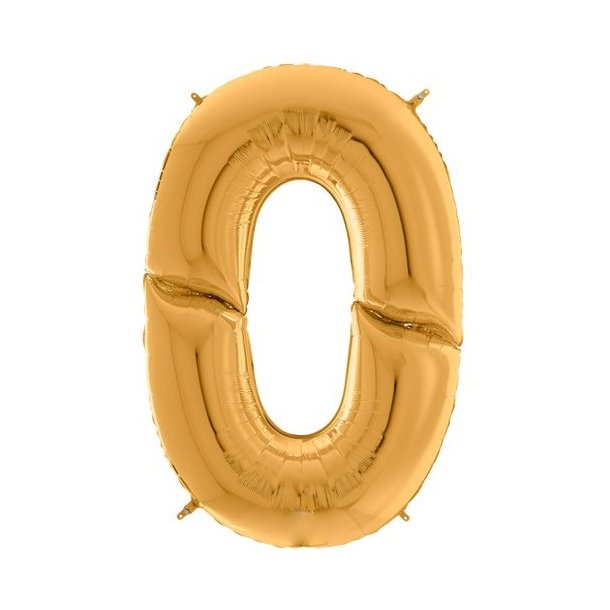 Folieballon XL - GULD - TAL 0 - 160 cm