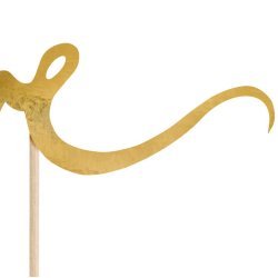 Cake topper - LOVE - Guld