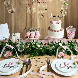 Cake topper - LOVE - Slv