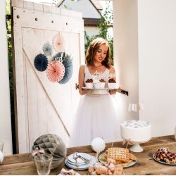 Cake toppers - LOVE - SWEET - YUM - Slv - 6 stk.