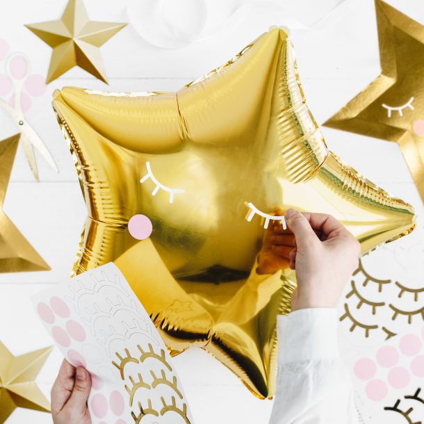 Klistermrker til balloner - Little Star