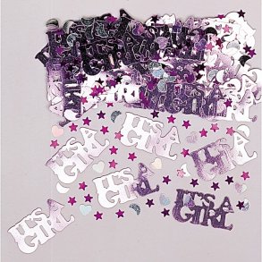 Konfetti - IT'S A GIRL - Lyserd