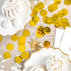 Konfetti - Cirkler - Guld