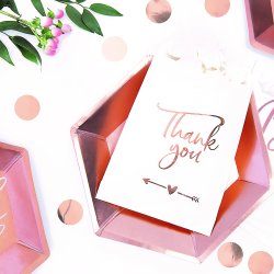 Konfetti - Cirkler - Rosaguld