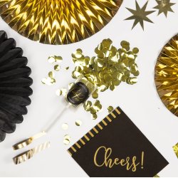 Konfettirr - Push Pop - Guld