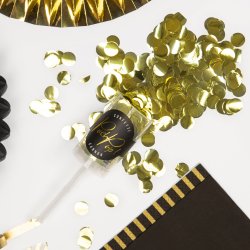 Konfettirr - Push Pop - Guld