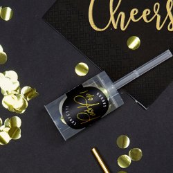 Konfettirr - Push Pop - Guld