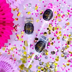 Konfettirr - Push Pop - Guld