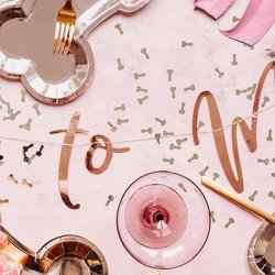 Konfetti - Penis - Guld