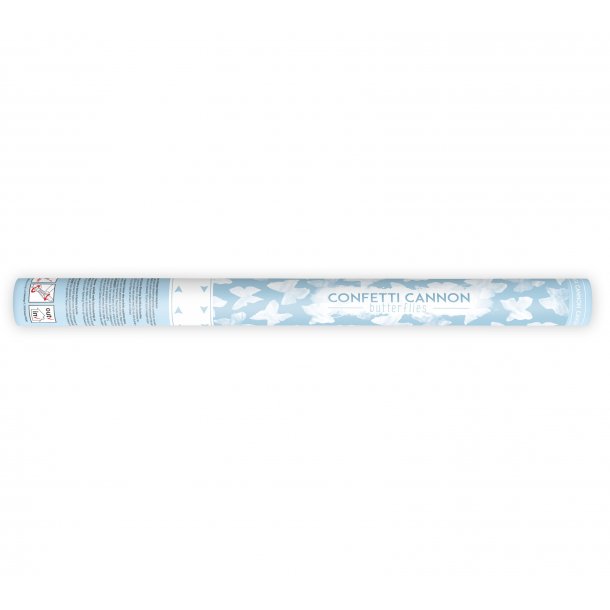 Konfettirr - Hvide sommerfugle