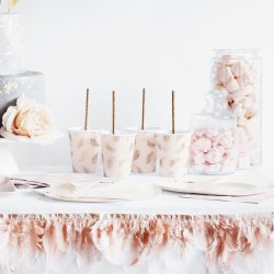 Krus - Lyserd med guldfjer