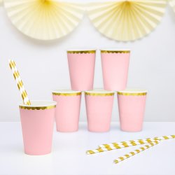 Krus - Lyserd med guldkant