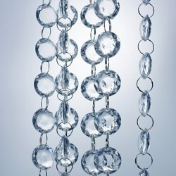 Krystal guirlande - 1 meter - =1,8 cm