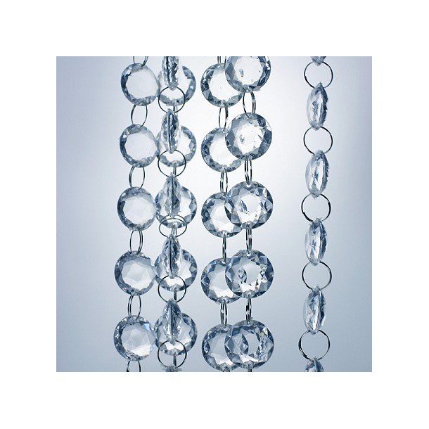 Krystal guirlande - 1 meter - =1,8 cm