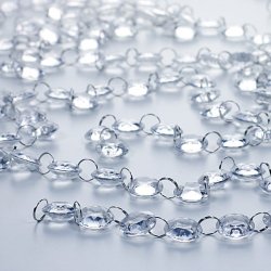 Krystal guirlande - 1 meter - =1,8 cm