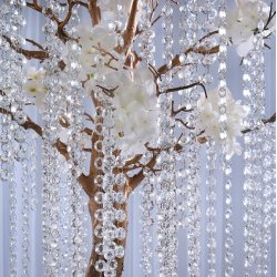 Krystal guirlande - 1 meter - =1,8 cm