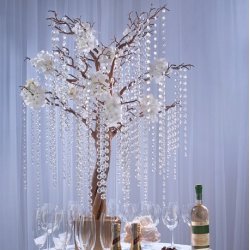 Krystal guirlande - 1 meter - =1,8 cm