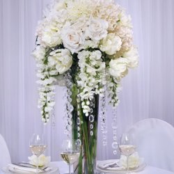 Krystal guirlande - 1 meter - =1,8/3 cm