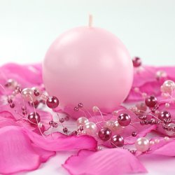 Kuglelys - Lyserd - 6 cm