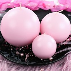 Kuglelys - Lyserd - 6 cm