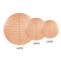 Lanterne - Lys Fersken - 35 cm