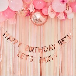 Banner - LAV DIT EGET - Rosegold