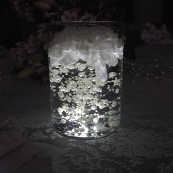 Perleguirlande - Hvid/Perlemor - Rulle